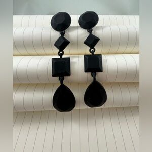 Matte Black Earrings